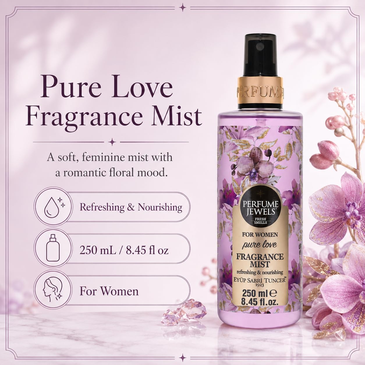 Eyüp Sabri Tuncer Pure Love Body Splash - Kadın Vücut Spreyi 250ml